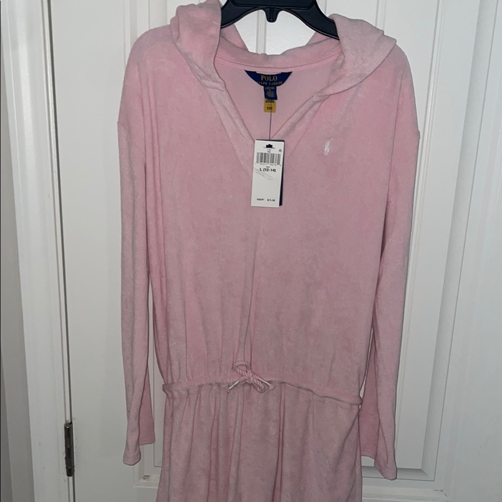 Polo by Ralph Lauren Pink Kids Swim Coverup